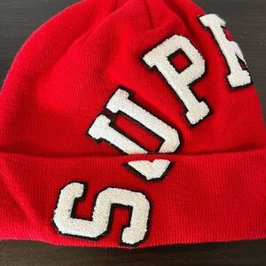 Supreme Red Knit Accessory